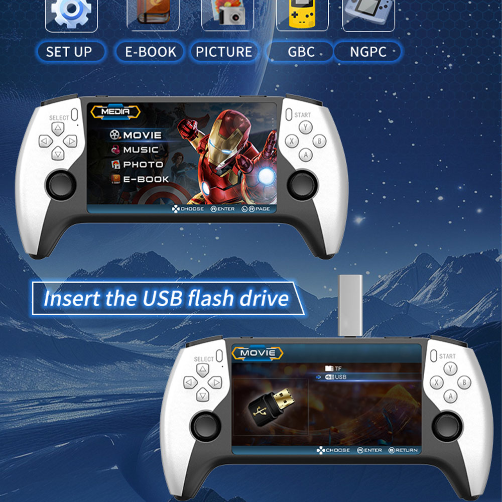 2026 New SF3500 5 Inch Handhel - Retro Gaming Kiosk ulasan dan harga