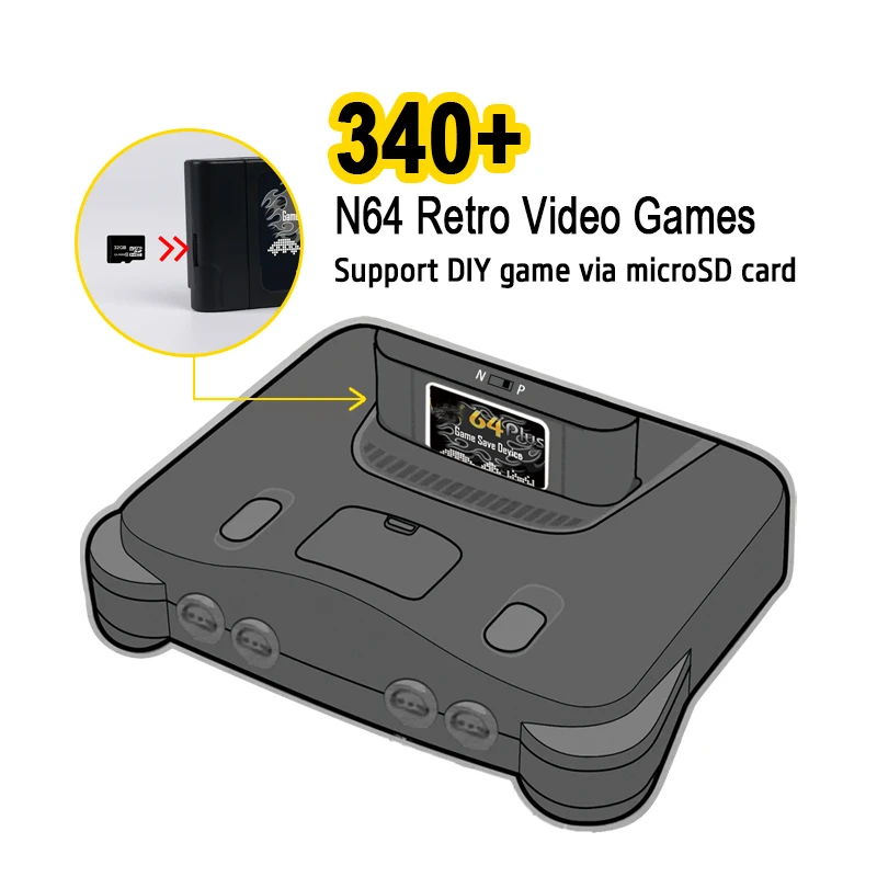 64 Bit Retro 340 in 1 Game Car - Retro Gaming N64 ulasan dan harga