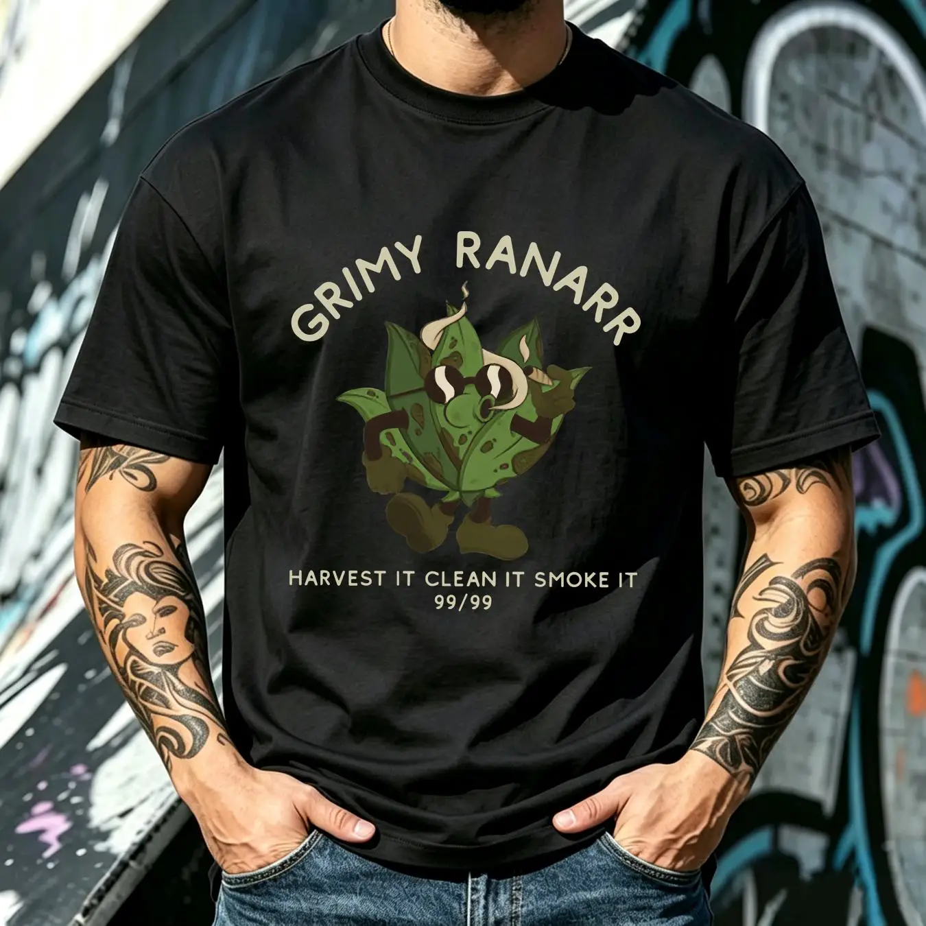 washed T Shirt Grimy Ranarr Cl - Retro Gaming T Shirt ulasan dan harga