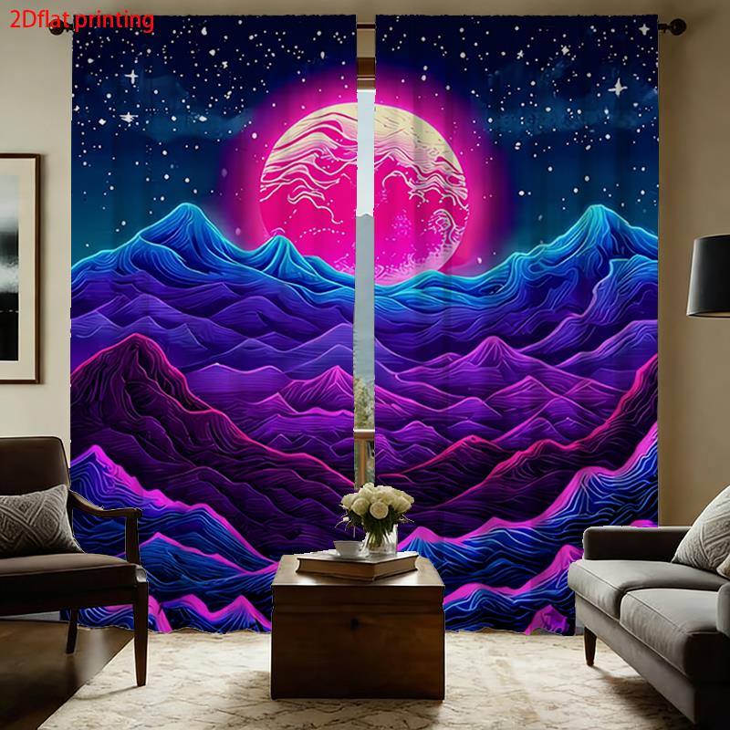 Synthwave Curtains, Neon Mount - Retro Gaming Youtube ulasan dan harga
