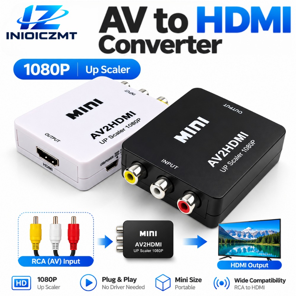 1080P RCA AV To HDMI Converter - Retro Gaming N64 ulasan dan harga